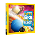 Geographic 国家地理幼儿版 Book Big Space Kids 科普绘本 太空 Little First National 英文原版