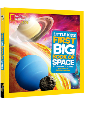 英文原版 National Geographic Little Kids First Big Book of Space 国家地理幼儿版科普绘本 太空