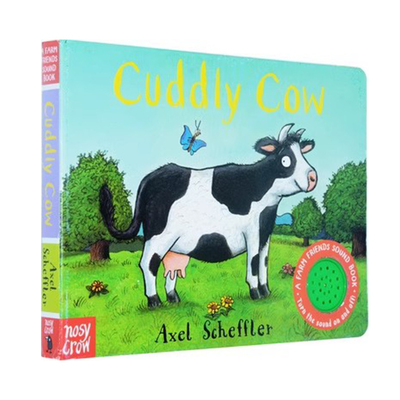英文原版绘本 Cuddly Cow 低幼启蒙纸板发音书 咕噜牛同作者Axel Scheffler