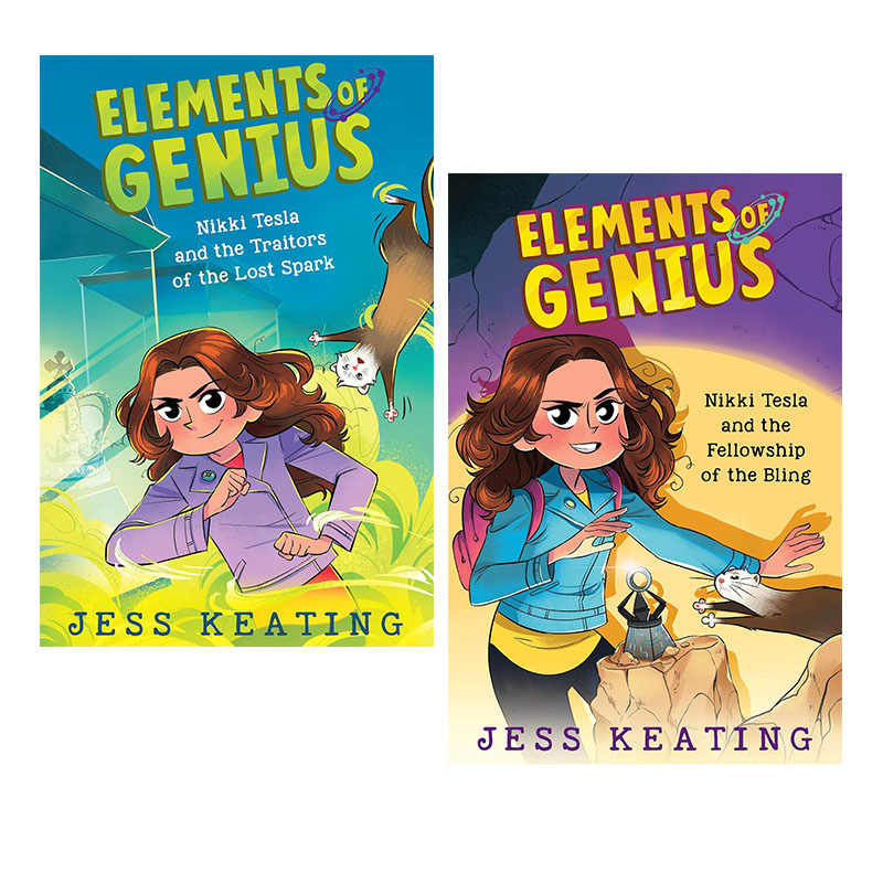 英文原版 Elements of Genius 系列 2册 精装 儿童课外阅读小说 侦探推理小说 学乐出品