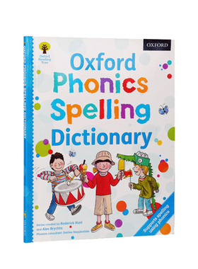 英文原版 Oxford Reading Tree 牛津出版社幼儿自然拼读字典 Oxford Phonics Spelling Dictionary 牛津阅读词典 英语词典 5岁适用