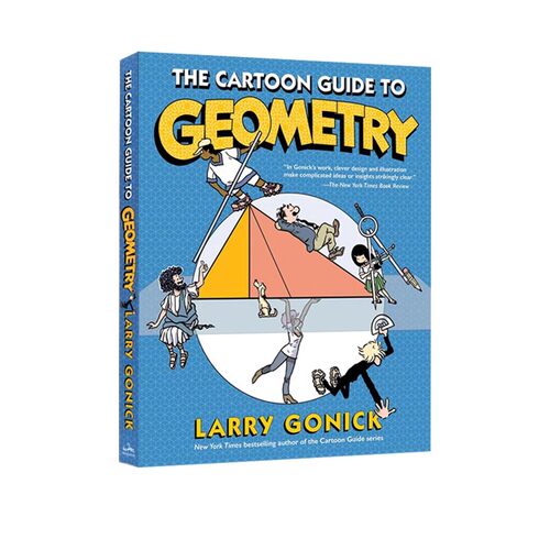 爆笑科学漫画 几何学 24年新品 The Cartoon Guide to Geometry 英文原版 高中大学教辅用书 趣味英语科普读物学校课外阅读