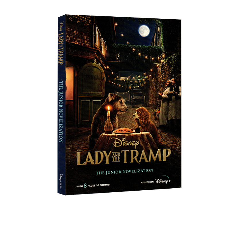 英文原版 Lady and the Tramp 迪士尼动画电影魔幻冒险小说