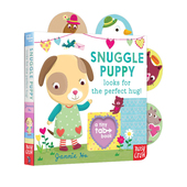 the for Puppy 小标签 纸板书活动操作书 perfect hug 英文原版 looks Corw Tiny Snuggle 亲子互动幼儿英语启蒙阅读 Nosy Tabs