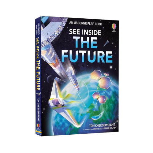 英文原版 Usborne See Inside The Future 看里面系列 展望未来 纸板翻翻书 大开本 尤斯伯恩 儿童科普认知绘本