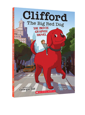 英文原版 Clifford the Big Red Dog 大红狗全彩漫画书 Clifford大电影改编 儿童情感趣味卡通冒险绘本