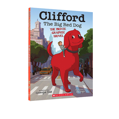 英文原版 Clifford the Big Red Dog 大红狗全彩漫画书 Clifford大电影改编 儿童情感趣味卡通冒险绘本