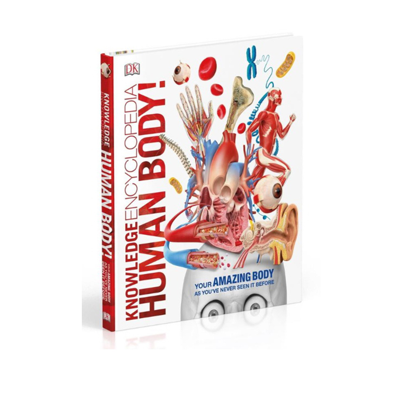 DK人体知识百科全书 英文原版 DK Knowledge Encyclopedia Human Body! 人体器官与功能 医学绘本 精装全彩大开本 图解百科
