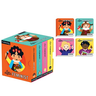 英文原版启蒙绘本 Little Feminist 世界杰出女性 艺术家积极分子先驱领袖 4册纸板书