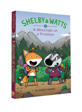 英文原版 A Mountain of a Problem Shelby and Watts 02 谢尔比和沃茨系 儿童侦探悬疑全彩漫画小说