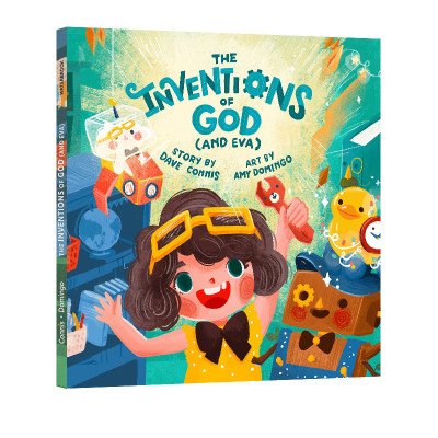 英文原版 The Inventions of God 精装 想象创造力绘本 儿童启蒙图画故事绘本