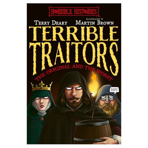 预售 英文原版 可怕的历史 Horrible Histories: Terrible Traitors 糟糕的背叛者们 儿童桥梁章节读物 插图历史故事书