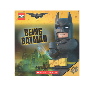乐高蝙蝠侠英雄传绘本 英文原版 儿童故事图画书 Being Movie Lego Batman