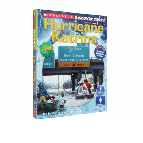 英文原版 Scholastic Discover More Hurricane Katrina 学乐发现系列自然 绘本