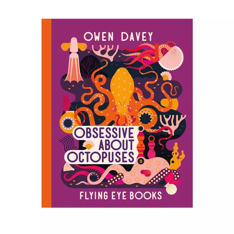 英文原版 动物科普绘本 章鱼 Obsessive About Octopuses (About Animals) 精装 科普绘本知识百科图画书