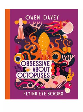英文原版 动物科普绘本 章鱼 Obsessive About Octopuses (About Animals) 精装 科普绘本知识百科图画书