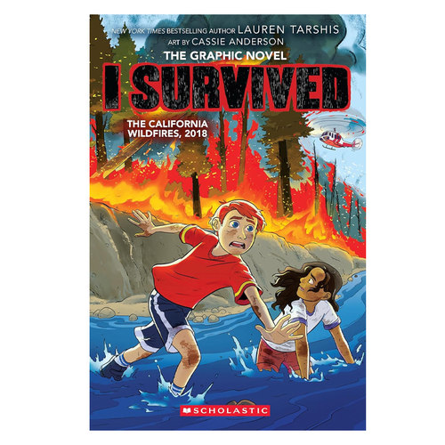 预售 英文原版 幸存者I Survived#13 2018年加州山火 灾难历史漫画the California Wildfires, 2018 逃生指南 学乐Scholastic