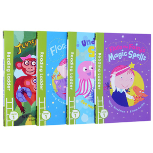 英文原版 Egmont全彩彩色香蕉系列  Reading Ladder My First Read Along 一级 4册  小学英文课外分级阅读读本 少儿分级读物