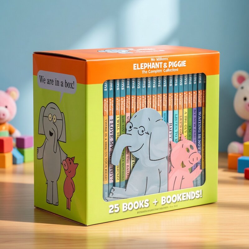 预售 Elephant and Piggie 小猪小象系列 精装25册 英文原版绘本 经典情商教育培养 吴敏兰 Mo Willems 莫威廉斯