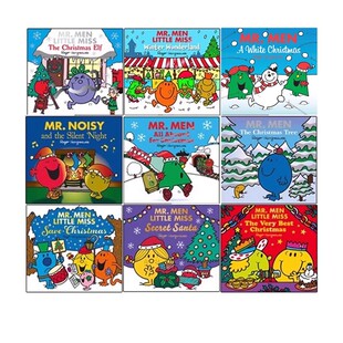 奇先生妙小姐 圣诞节专题 9册合售 Mr. Men Little Miss Celebrations 英文原版绘本 儿童启蒙认知故事图画书
