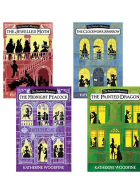 预售 Sinclair's Mysteries 辛克莱尔神秘事件 4册 英文原版 Midnight Peacock 历史悬疑神秘冒险故事