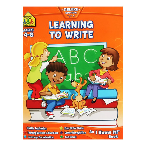 英文原版  School Zone I Know It Workbook Deluxe Edition Learning to Write 学习写作 学科练习册