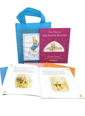 英文原版 The world of Peter Rabbit Book Bag  彼得兔 6册袋装绘本 Beatrix Potter 毕翠克丝波特 儿童经典童话绘本