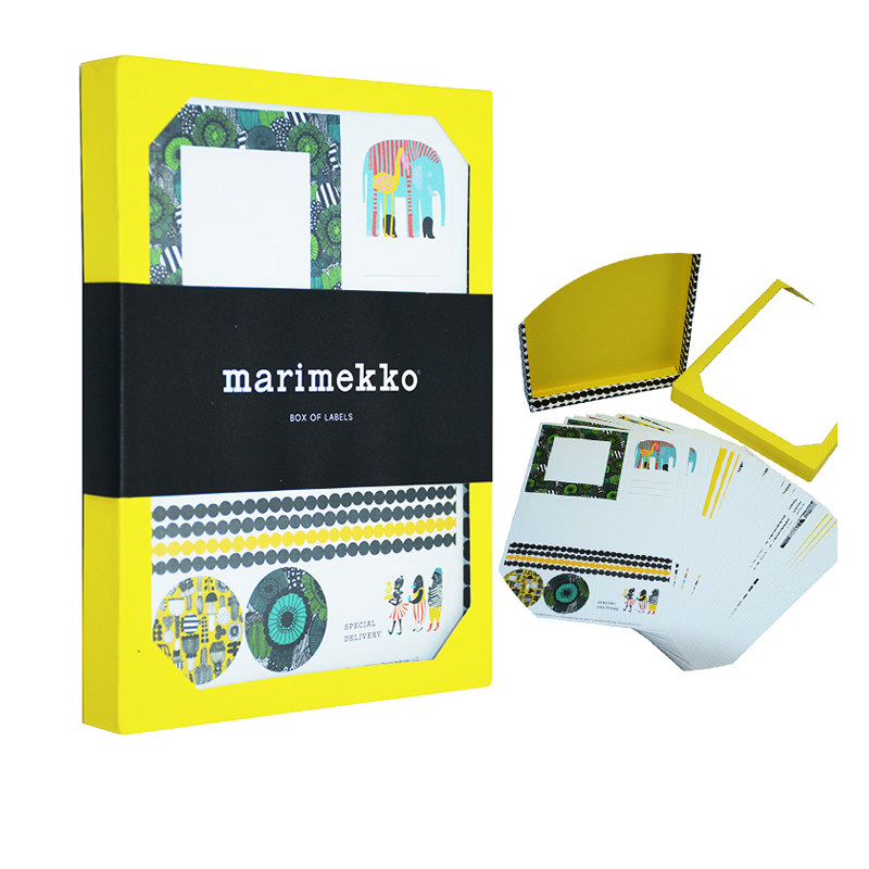 芬兰品牌 风格文创 Marimekko Box of Label 便签贴纸和文艺标签