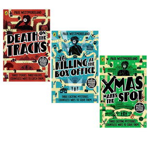 3册 The Mysteries 英文原版 儿童趣味章节桥梁故事书 Puzzle 互动谋杀解谜之谜系列 Murder 预售 Interactive