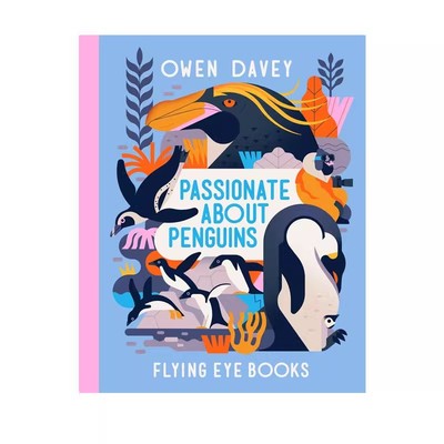 英文原版 动物科普绘本 企鹅 Passionate About Penguins (About Animals) 精装 科普绘本知识百科图画书