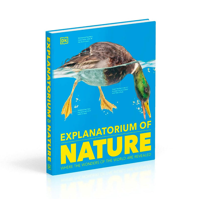 预售 英文原版 Explanatorium of Nature DK自然图解百科全书 儿童百科知识科普 视觉图解精装全彩插图
