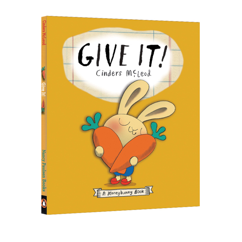 英文原版 Give It! 怎么捐钱 Moneybunny系列 儿童理财启蒙精装绘本 树立正确的金钱消费 Cinders McLeod