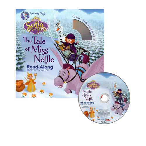 英文原版 苏菲亚公主 Sofia the First Read Along Storybook 附CD 经典动画故事书 迪士尼独立阅读有声绘本