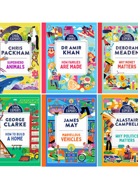 Little Experts 小专家系列 精装儿童英文科普读物 为什么钱很重要/奇妙的车辆/超级英雄动物/家庭如何组成 全彩插图知识图画书