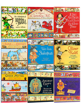 图话经典玛西娅·威廉姆斯世界名著神话改编系列Marcia Williams 9册英文原版小学生插图古典神话传说历史儿童文学漫画绘本图画书