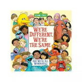 Bobbi 绘本 芝麻街经典 我们都一样 the Kates 儿童全彩故事图画书 我们不一样 Different Same 英文原版