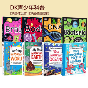 英文原版 DK青少年科普 小发现 身体运作 First Encyclopedia系列 DK百科全书 科学科技动物 人文历史图解科普百科