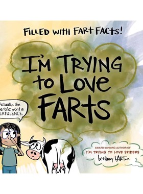 预售 I'M Trying To Love Farts 我正在努力去“喜欢”放屁这种行为 英文原版 儿童插画故事绘本 爆笑消化系统科普