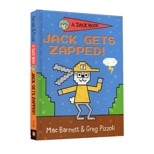 英文原版 Jack 08 Gets Zapped! 兔子杰克之书 第8本 杰克的世界 全彩章节桥梁书