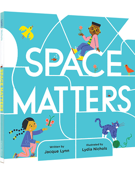 英文原版 Space Matters 精装 形状认知 儿童启蒙感官学习图画故事书