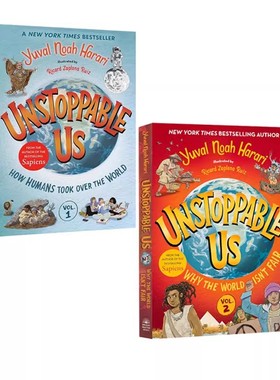 预售 英文原版 Unstoppable Us 美版 势不可挡的我们 2册合售 尤瓦尔·赫拉利 Yuval Noah Harari 历史科普读物