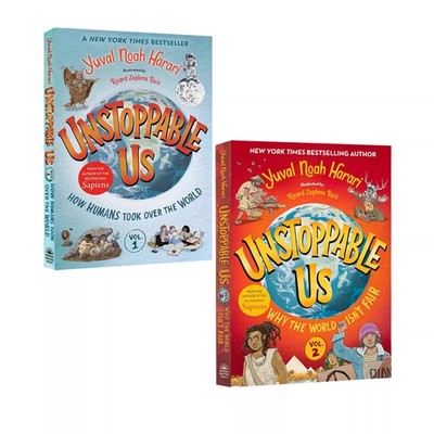 预售 英文原版 Unstoppable Us 美版 势不可挡的我们 2册合售 尤瓦尔·赫拉利 Yuval Noah Harari 历史科普读物
