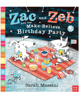 英文原版 Zac and Zeb and the Make Believe Birthday Party 想象力 友谊故事绘本 Nosy Crow Stories Aloud