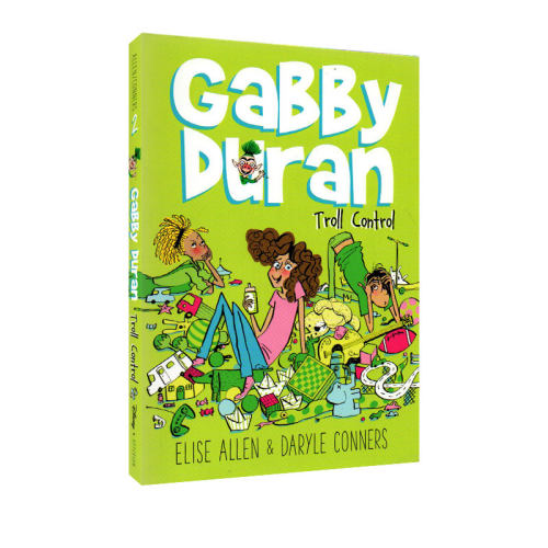 英文原版 Gabby Duran, Book 2 Gabby Duran: Troll Control  儿童幽默章节书小说 青少年英语课外读物