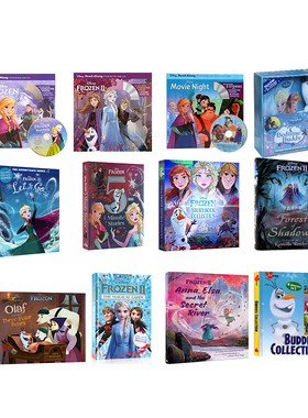 英文原版 Disney Frozen Storybook Collection 精装合辑 冰雪奇缘 I II 暗影森林 迪士尼经典动画绘本 艾莎与神秘河 雪宝和北极熊