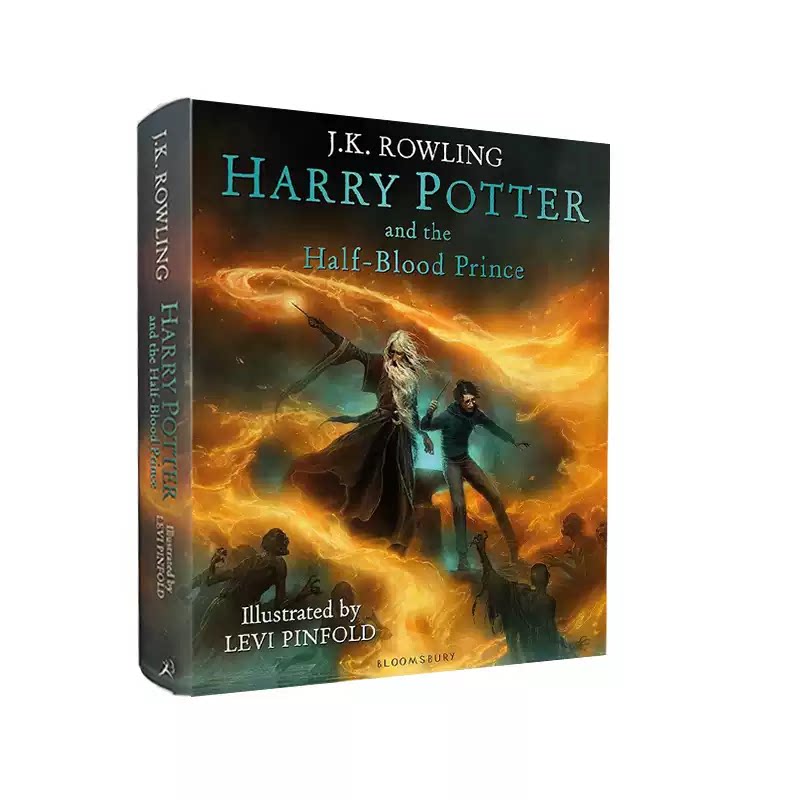 新品 哈利波特与混血王子6 精装彩绘插图版 Harry Potter and the Half Blood Prince 英文原版 青少年魔幻小说 哈迷收藏 JK罗琳