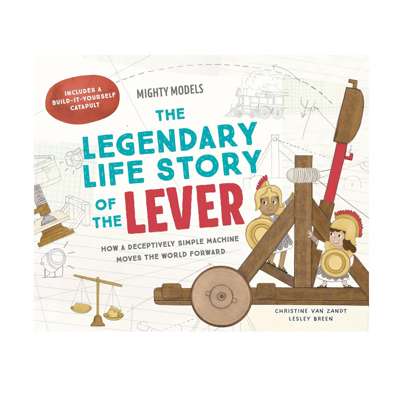 预售 英文原版 The Legendary Life Story of the Lever #1 神奇机械:杠杆的传奇故事 精装科普绘本 儿童 STEM 物理启蒙