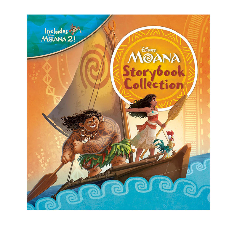 预售 英文原版 Disney Moana Storybook Collection 海洋奇缘故事精选 精装合辑 320页大厚本 迪士尼公主冒险绘本