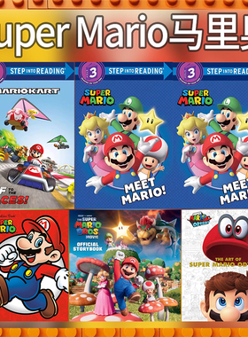 Super Mario Bros. Movie Story 任天堂 超级马里奥兄弟英雄 Little Golden Book兰登小金书 电影官方故事书 英文原版