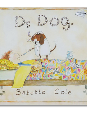 英文原版绘本 Dr Dog 大狗医生  负面情绪管理 生活习惯绘本 芭贝柯尔作品 Babette Cole 儿童图画故事书